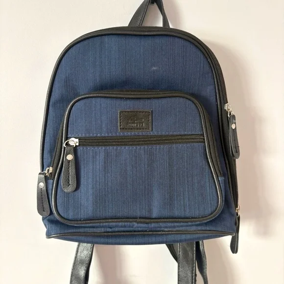 Vintage Roots Mini Blue BackPack - Picture 1 of 12